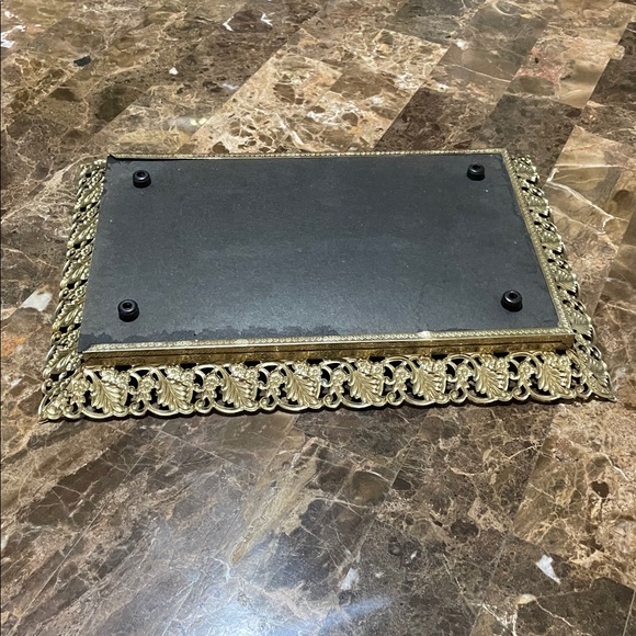 Vintage Mirrored Vanity Tray - Picture 3 of 3